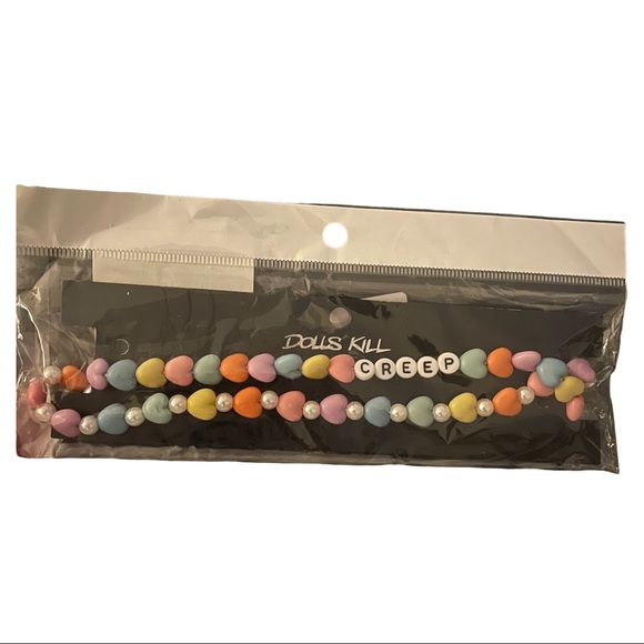 DANGEROUS DOLLIES BEADED NECKLACE (NWT) - Picture 4 of 4